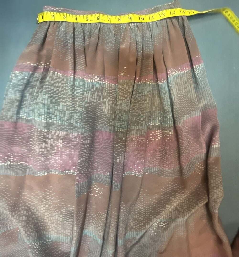 Ellen Tracy Vintage Two-Piece Skirt and Jacket Set Abstract Pattern size 8 - Picture 2 of 10